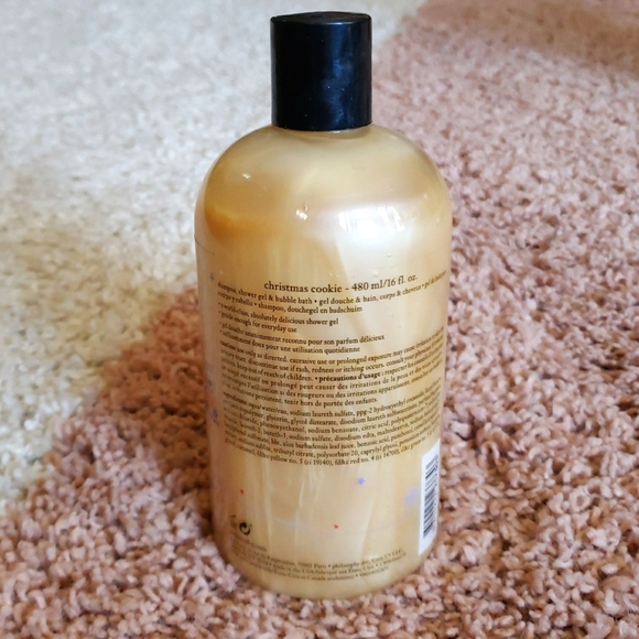 Philosophy Christmas Cookie Shower Gel Shampoo Bubble bath 16 oz. - Picture 2 of 5
